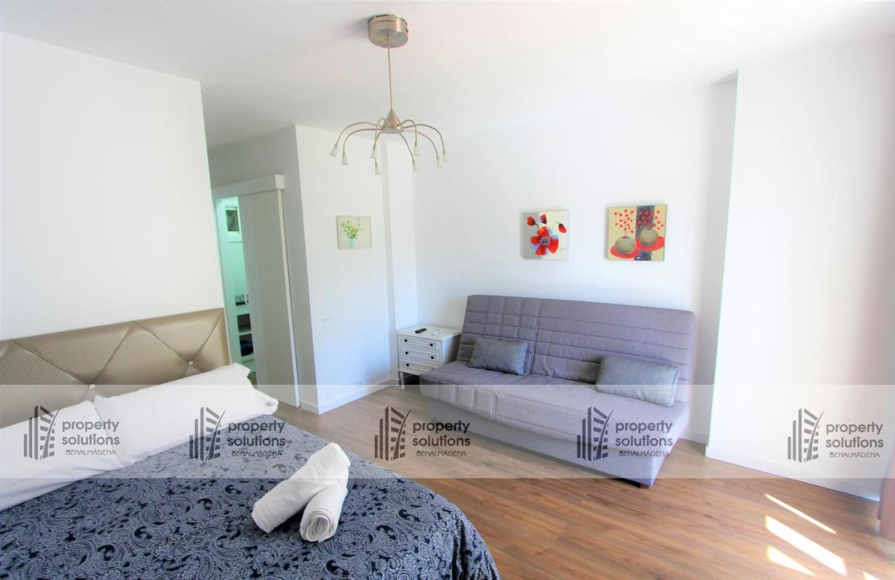 47 Hercules Estudio. Vistas Al Jardin Y La Piscina. Cercano Al Centro. Excelente Ubicacion. เบนัลมาเดนา ภายนอก รูปภาพ